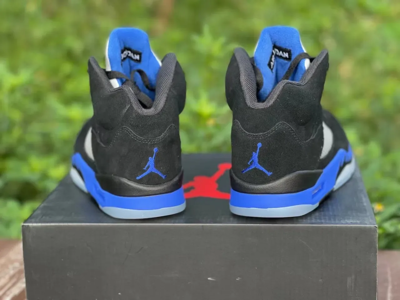 Air Jordan 5 Black Royal Blue White Zapatos de baloncesto 4