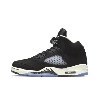 Air Jordan 5 काले सफेद हल्के नीले बास्केटबॉल जूते