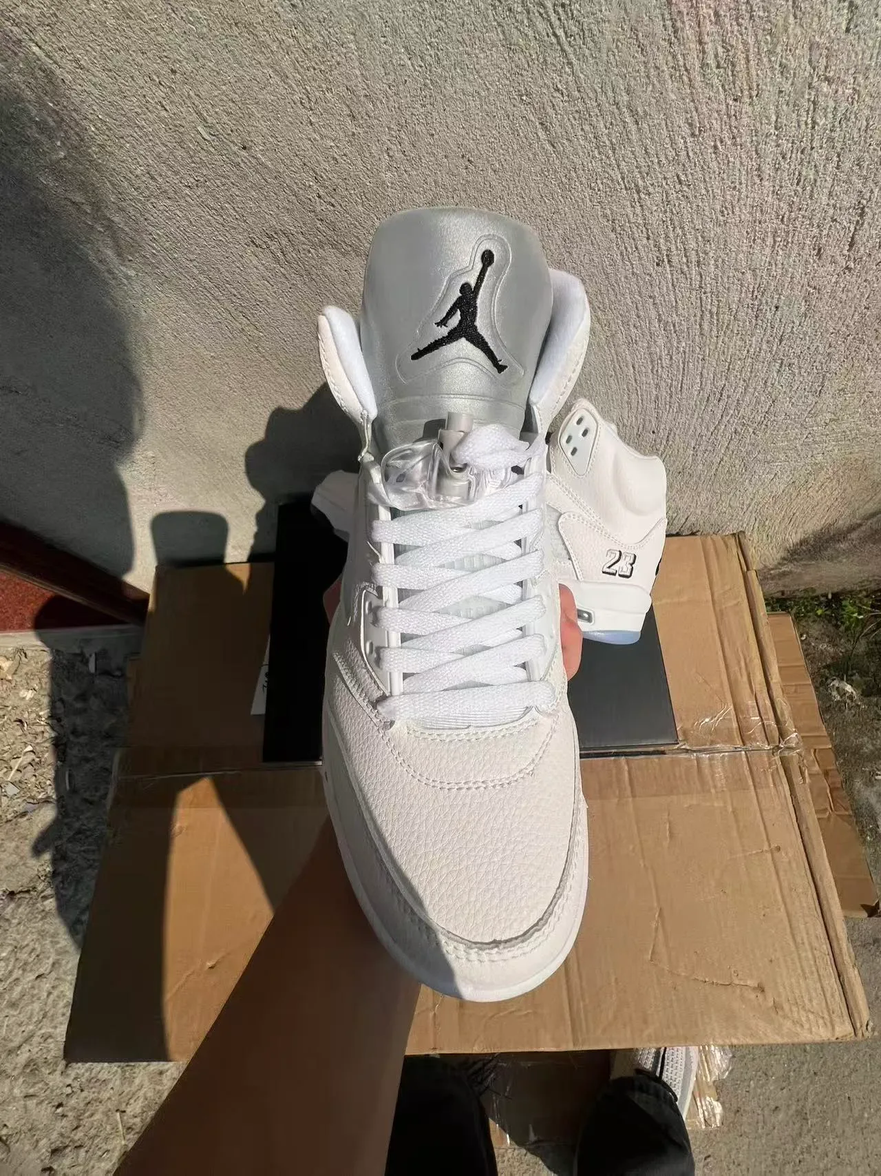 Air Jordan 5 أبيض '23' حذاء كرة السلة 3