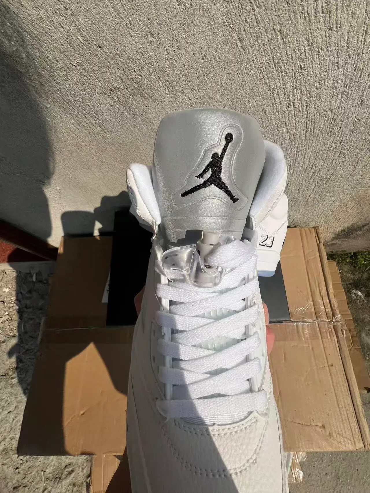 Air Jordan 5 أبيض '23' حذاء كرة السلة 4