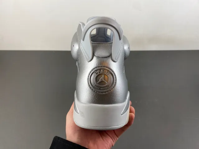 Tênis de basquete Air Jordan 6 prata metálico 4