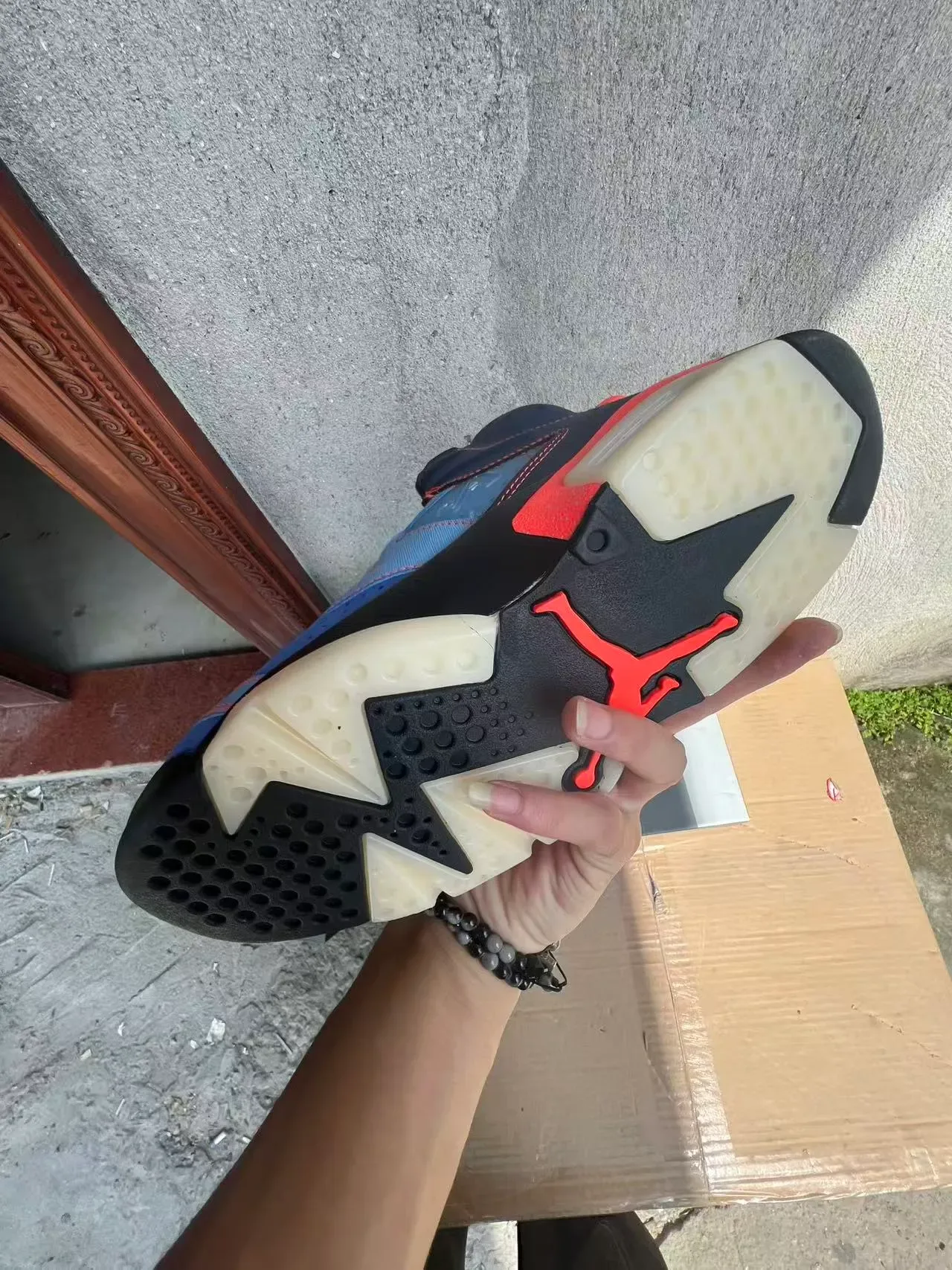 Air Jordan 6 Navy Light Blue Orange बास्केटबॉल जूते 6
