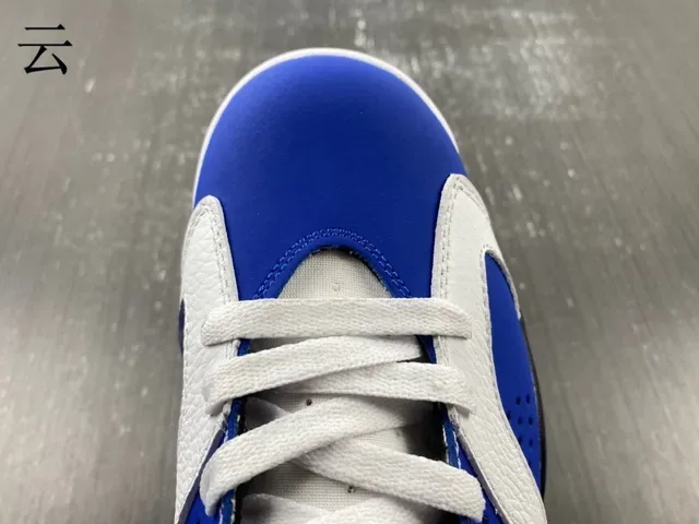 Air Jordan 6 সাদা রয়েল ব্লু কালো বাস্কেটবॉल জুতা 3