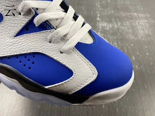 Air Jordan 6 সাদা রয়েল ব্লু কালো বাস্কেটবॉल জুতা 11