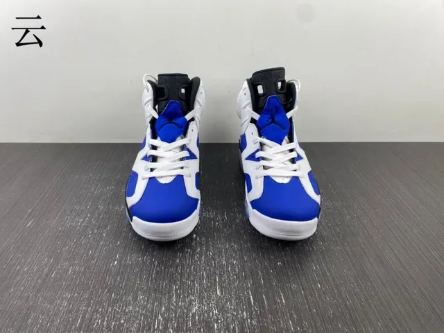 Air Jordan 6 সাদা রয়েল ব্লু কালো বাস্কেটবॉल জুতা 13