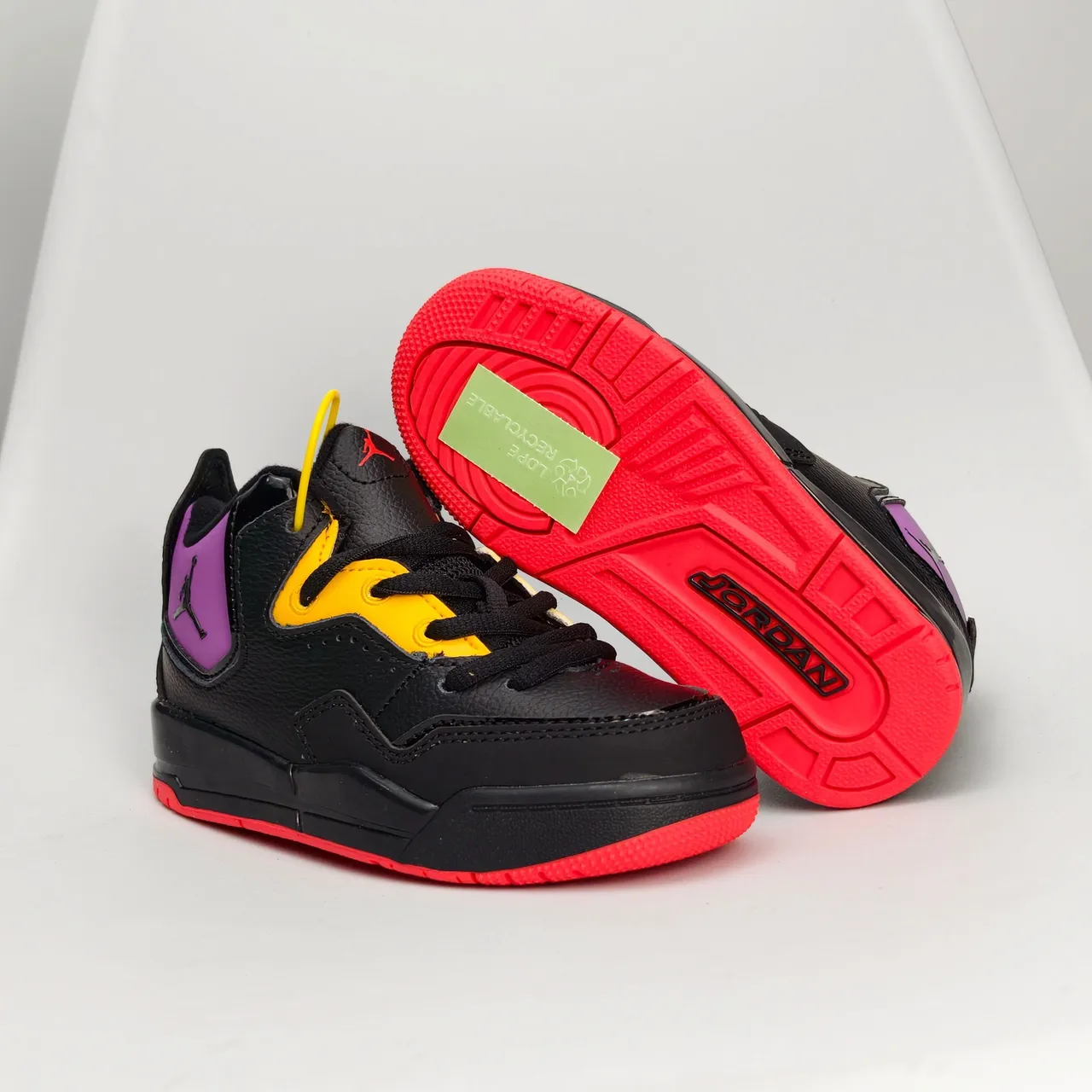 Air Jordan Legacy 312 Zapatillas de baloncesto negras 18