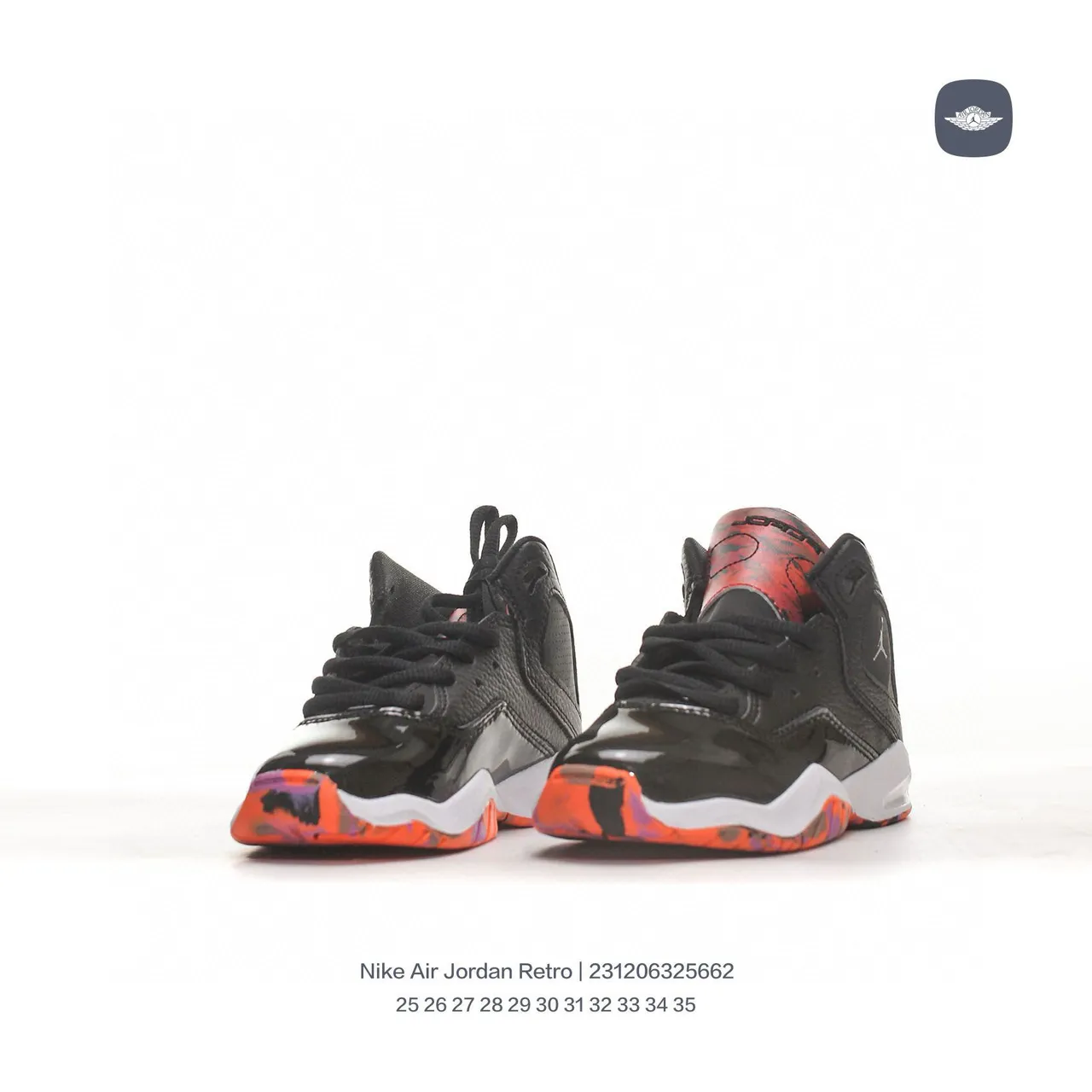 Air Jordan Retro काले नारंगी सफेद बास्केटबॉल जूते 4