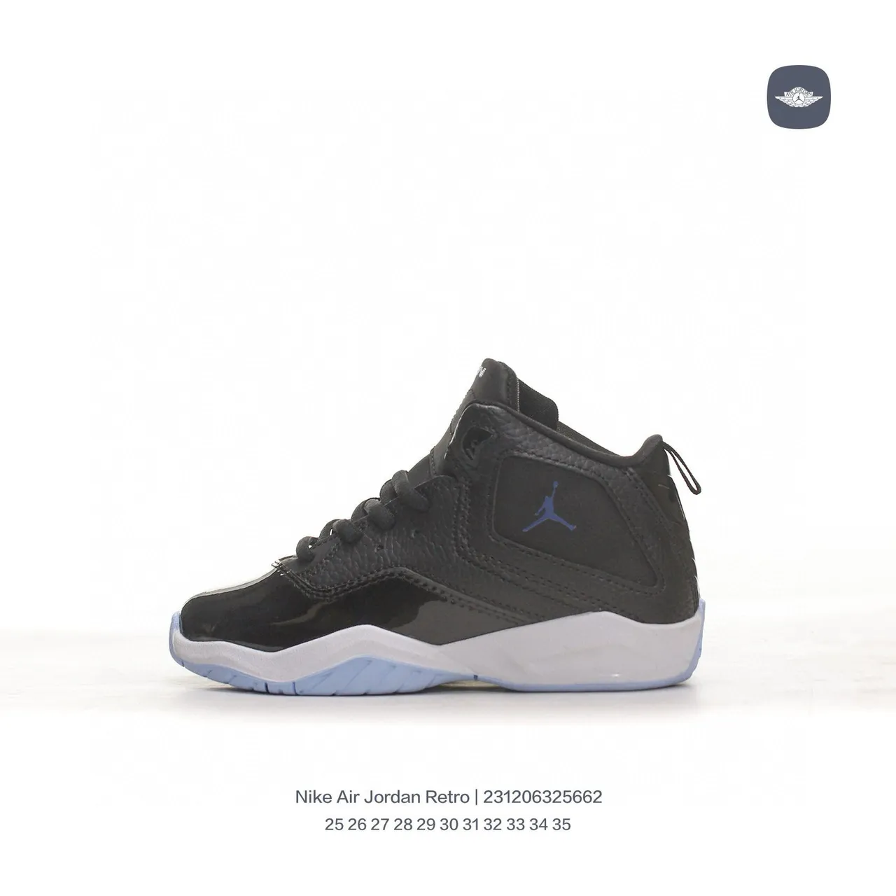 Air Jordan Retro काले नारंगी सफेद बास्केटबॉल जूते 9