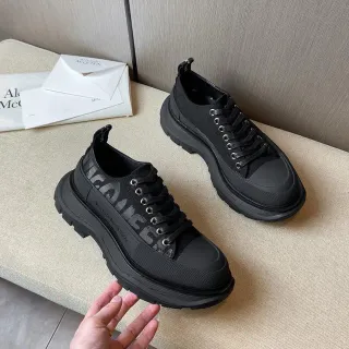 Alexander McQueen oversized काला chunky जूते