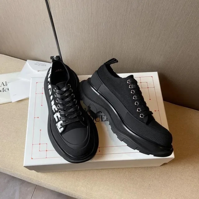 Alexander McQueen Oversized Sneaker Black Monochrome Chunky Sneakers 2