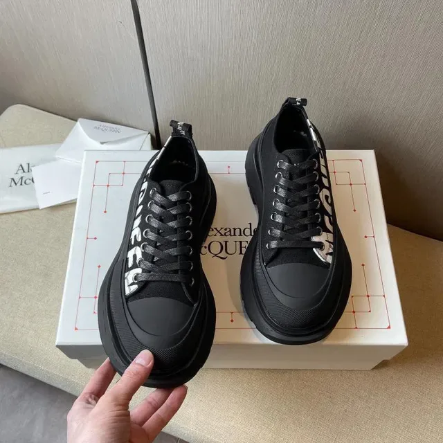 Alexander McQueen Oversized Sneaker Black Monochrome Chunky Sneakers 3