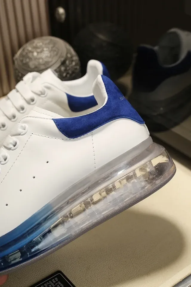 Alexander McQueen Oversized Sneaker White and Blue Lifestyle Sneakers 3