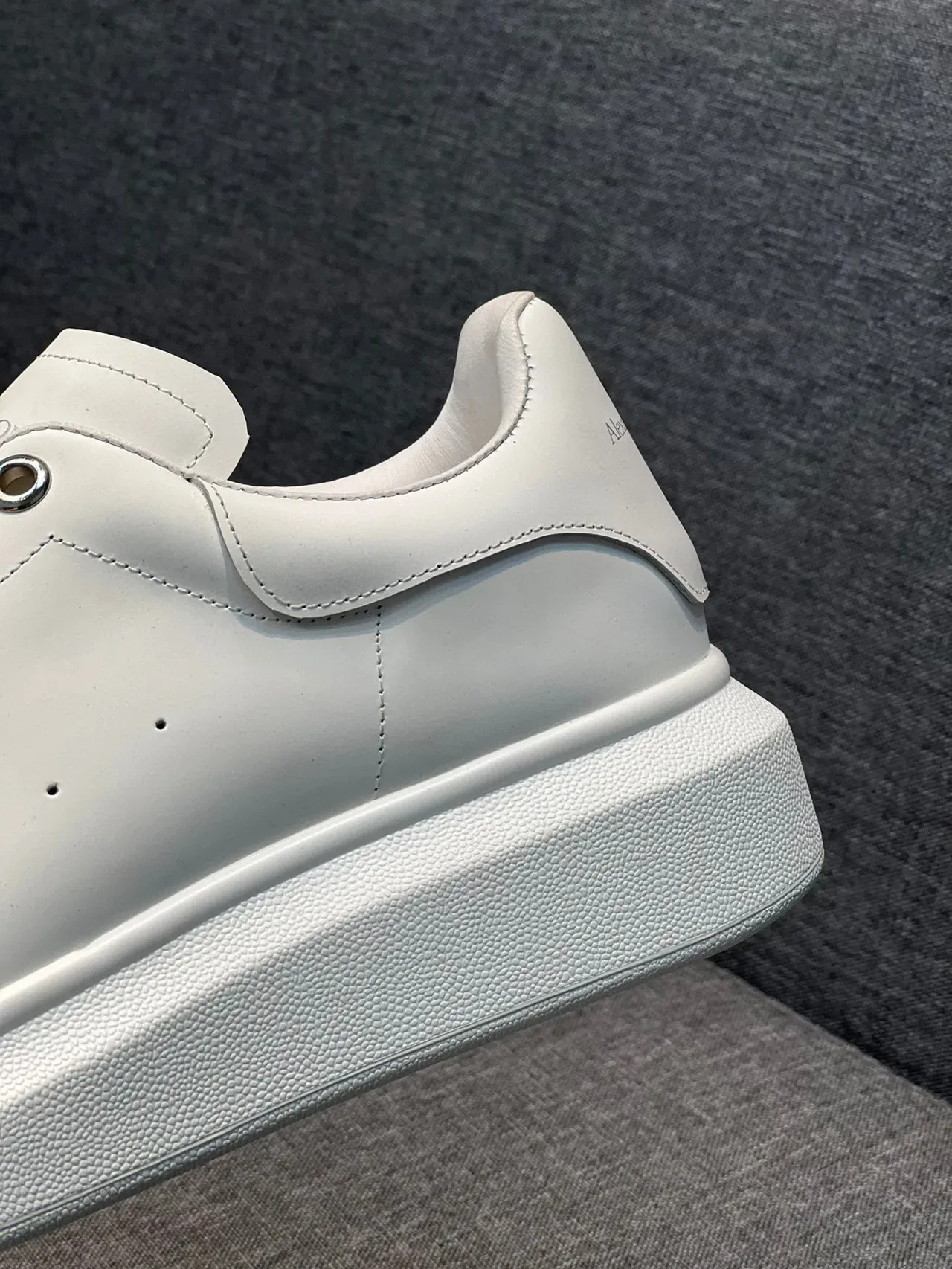 Alexander McQueen Oversized Sneaker White Studded Toe Lifestyle Sneakers 8