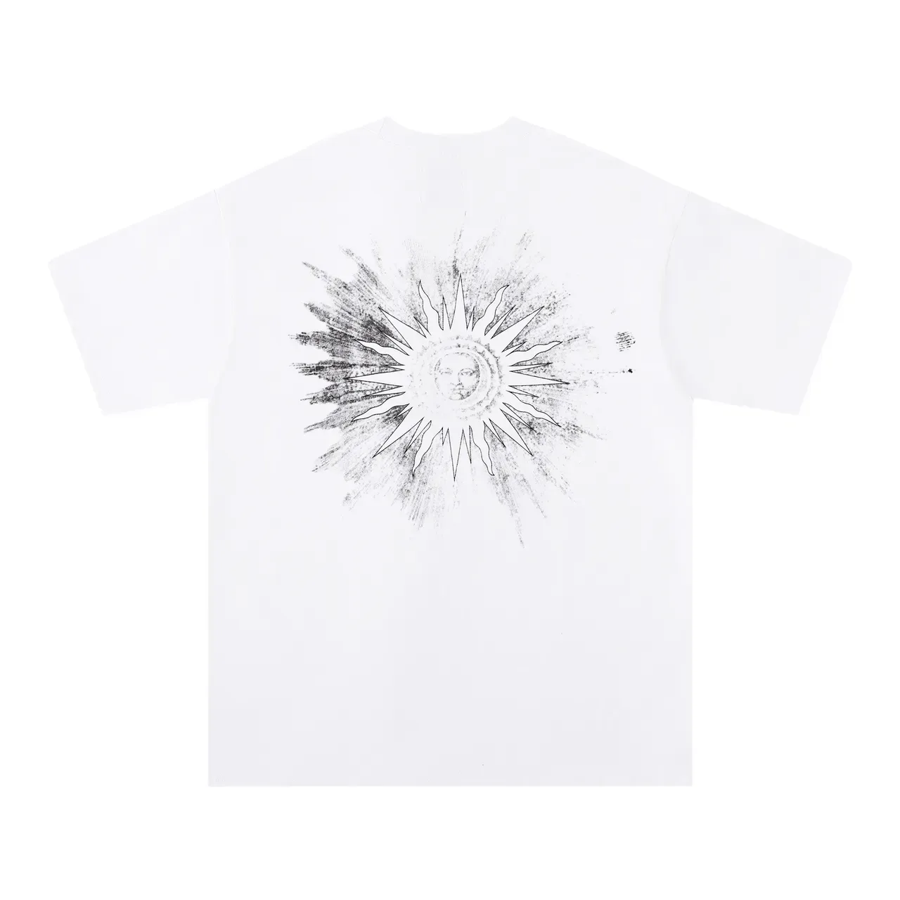 Camiseta negra Amiri logo gráfico de contorno 11