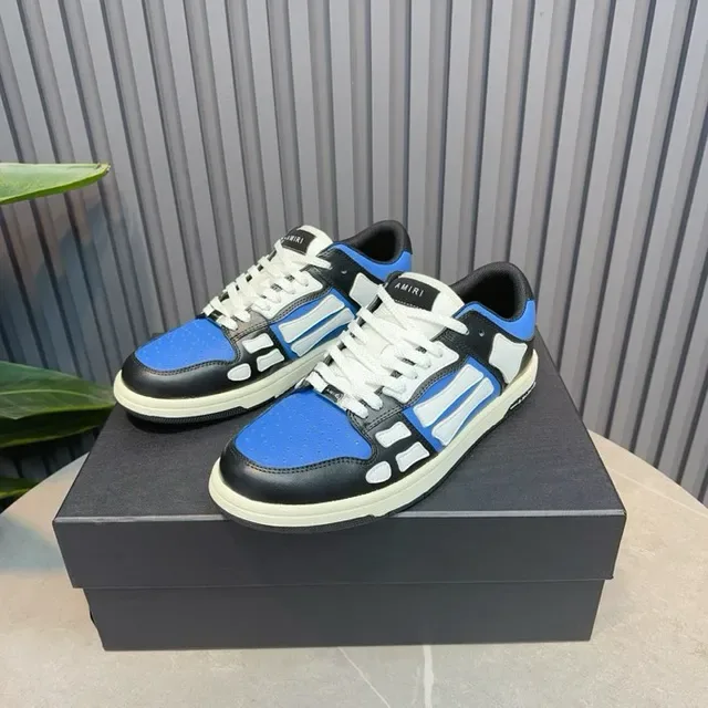 Amiri Skel Top negros azules blancos zapatillas lifestyle 6