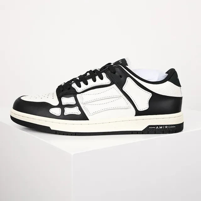 Amiri Skel Top Low Black and White Lifestyle Sneakers 9