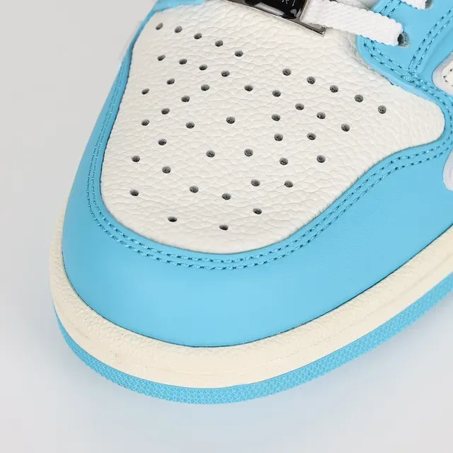 Amiri Skel Top Low Sky Blue and White Lifestyle Sneakers 5