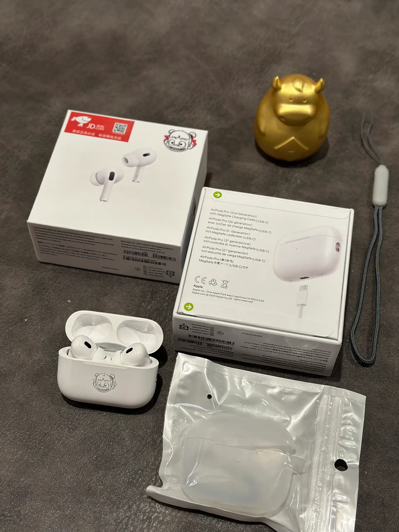 Apple AirPods White Stem-Style Matte Finish TWS Earbuds 6