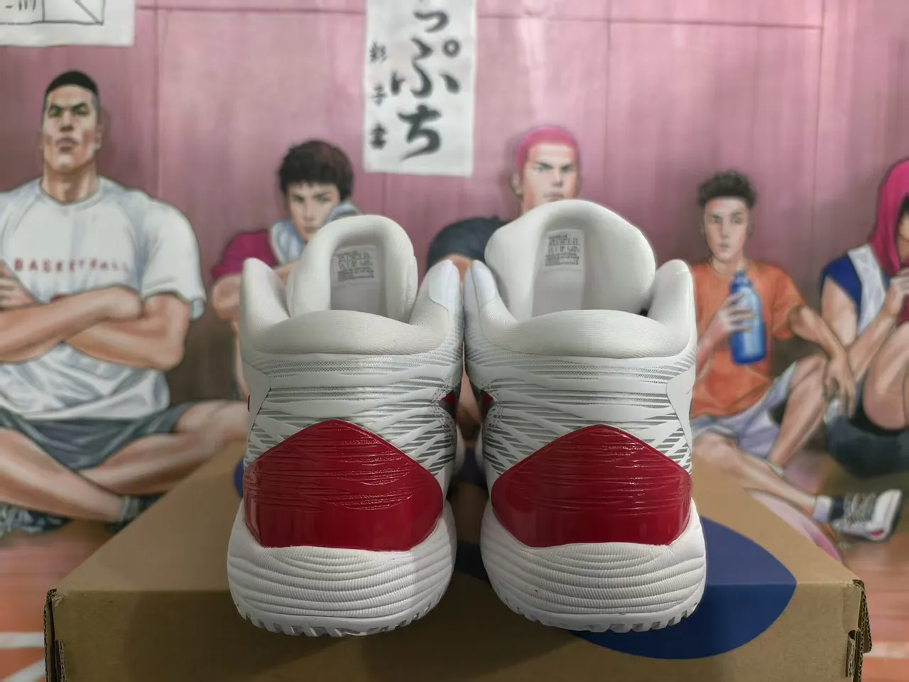 ASICS Gel-Beyond White and Red Basketball Shoes 3