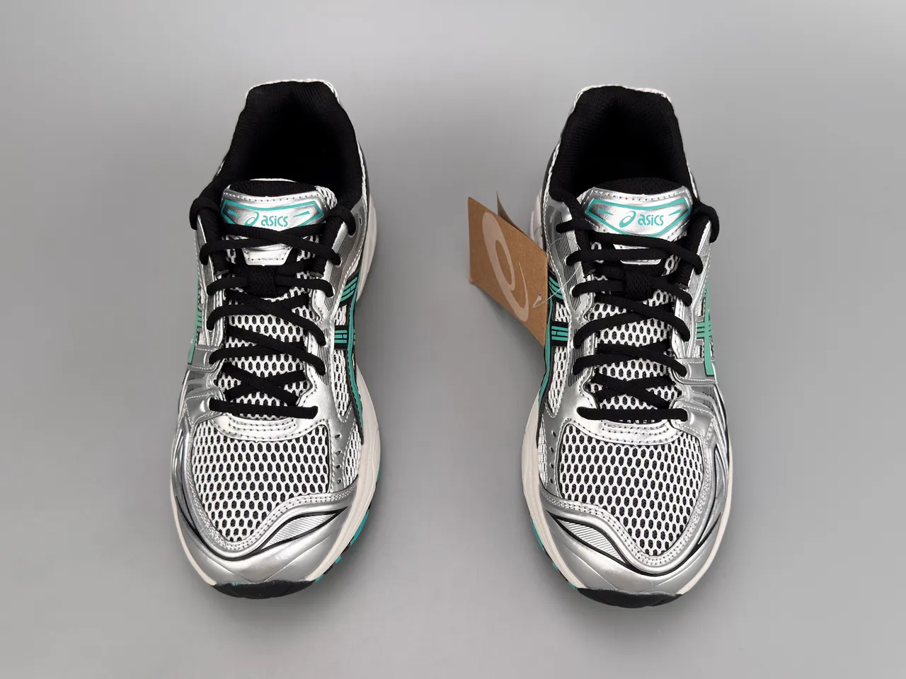 ASICS Gel-Kayano Silver Teal Black 跑鞋 9