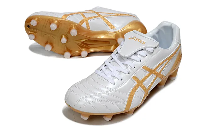 ASICS Lethal Testimonial 白色半透明橙色 硬地足球鞋 6