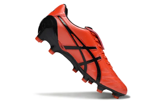 ASICS Lethal Testimonial 白色半透明橙色 硬地足球鞋 10