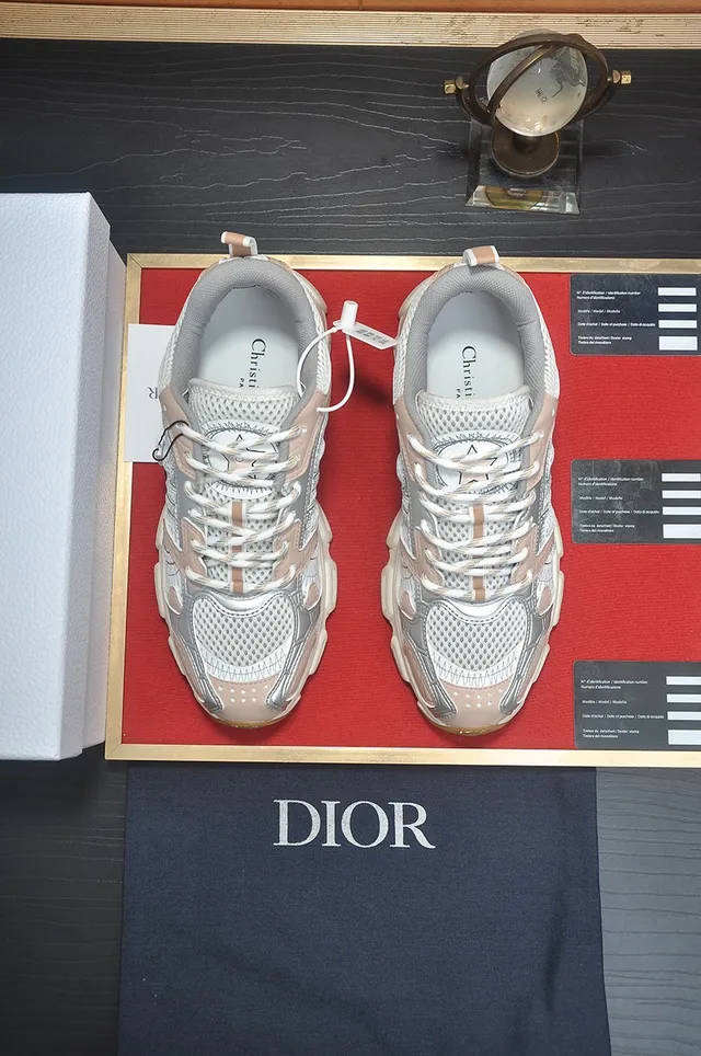Balenciaga Beige Silver Suela Oversized Paneles de Malla y Sintéticos En Capas Sneakers Chunky 5