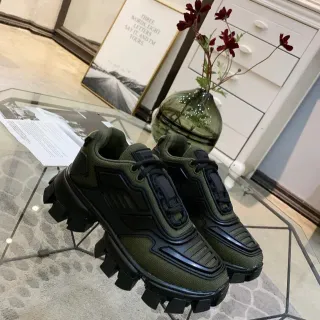 Balenciaga Defender Olive Green Chunky Sneakers