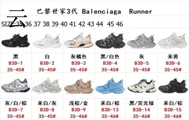 Balenciaga Runner أحذية رياضية سوداء سميكة 2