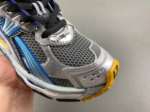 Balenciaga Runner Silver Blue Yellow Lifestyle Sneakers 2