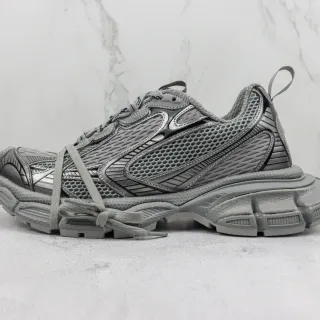 Balenciaga Track Trainer 单色灰色厚底运动鞋