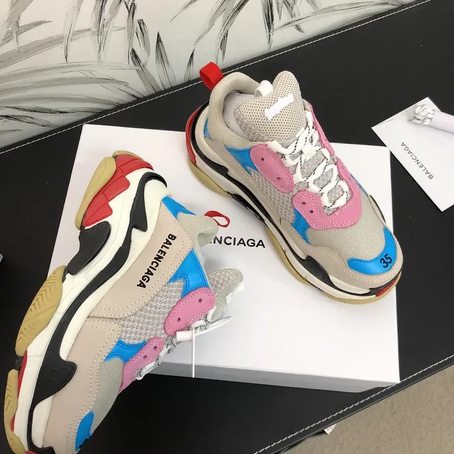 Balenciaga Triple S Multicolor Chunky Sneakers 1