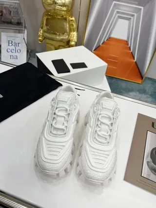 Balenciaga White Sole Sculpted Midsole Chunky Sneakers 9