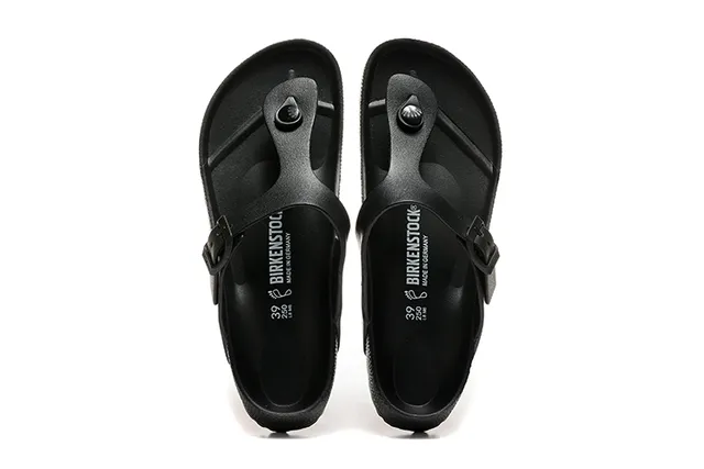 Birkenstock Arizona صندل رمل أسود كاجوال 2