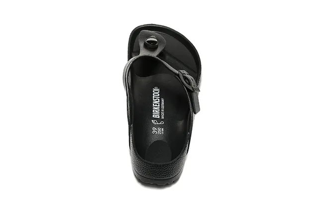 Birkenstock Arizona صندل رمل أسود كاجوال 4
