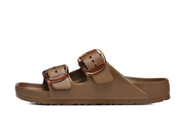 Birkenstock Arizona বাদামি ডাবল-স্ট্র্যাপ ক্যাজুয়াল স্যান্ডেল 2
