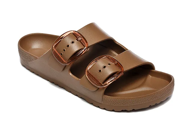 Birkenstock Arizona বাদামি ডাবল-স্ট্র্যাপ ক্যাজুয়াল স্যান্ডেল 6