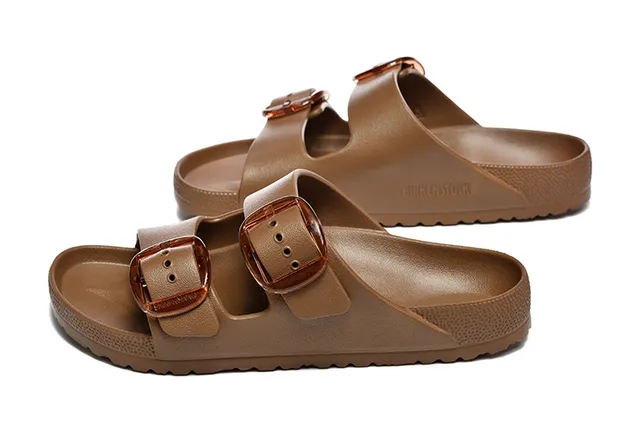 Birkenstock Arizona বাদামি ডাবল-স্ট্র্যাপ ক্যাজুয়াল স্যান্ডেল 7