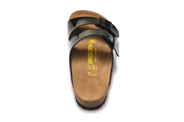 Birkenstock Arizona 黑色亮面休闲凉鞋 5