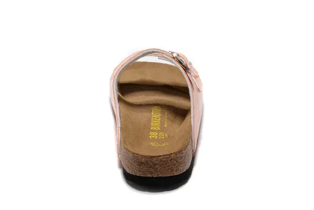 Birkenstock Arizona Orange Patent Casual Sandals 4