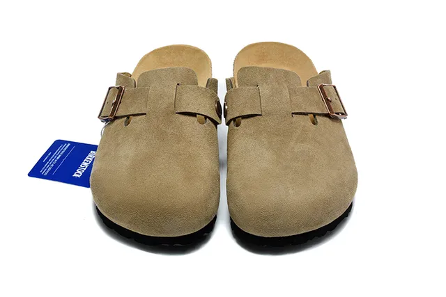 Birkenstock Arizona भूरा सूड मोजा 4