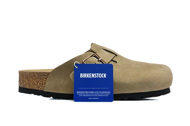 Birkenstock Arizona भूरा सूड मोजा 6