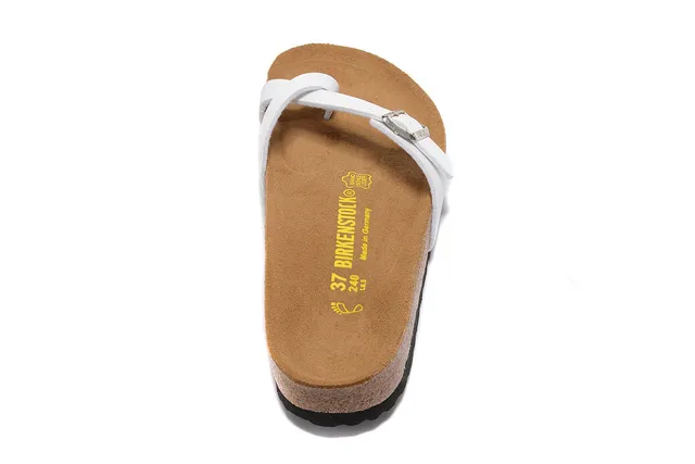 Birkenstock Arizona صندل كاجوال أبيض 4