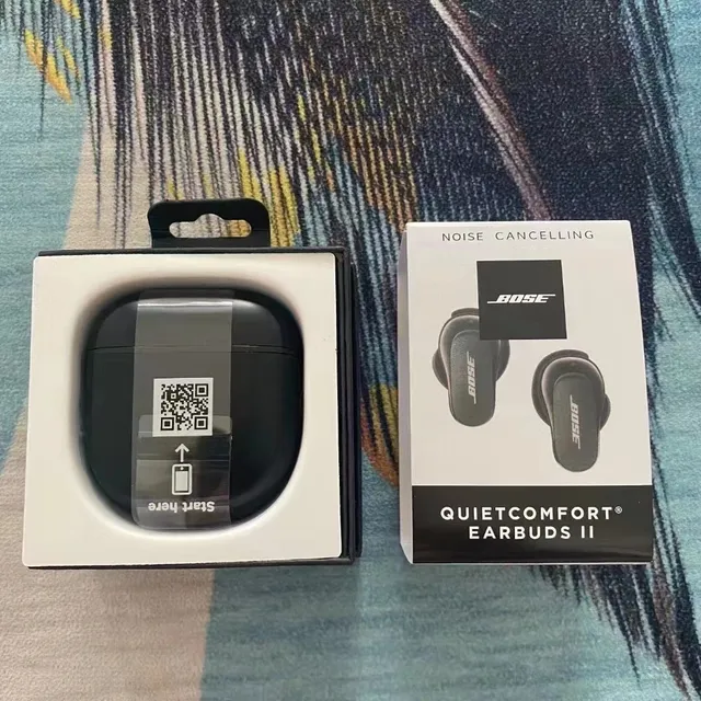 Bose QuietComfort Earbuds II Black Glossy Finish Modular Ear Tips TWS Earbuds 6
