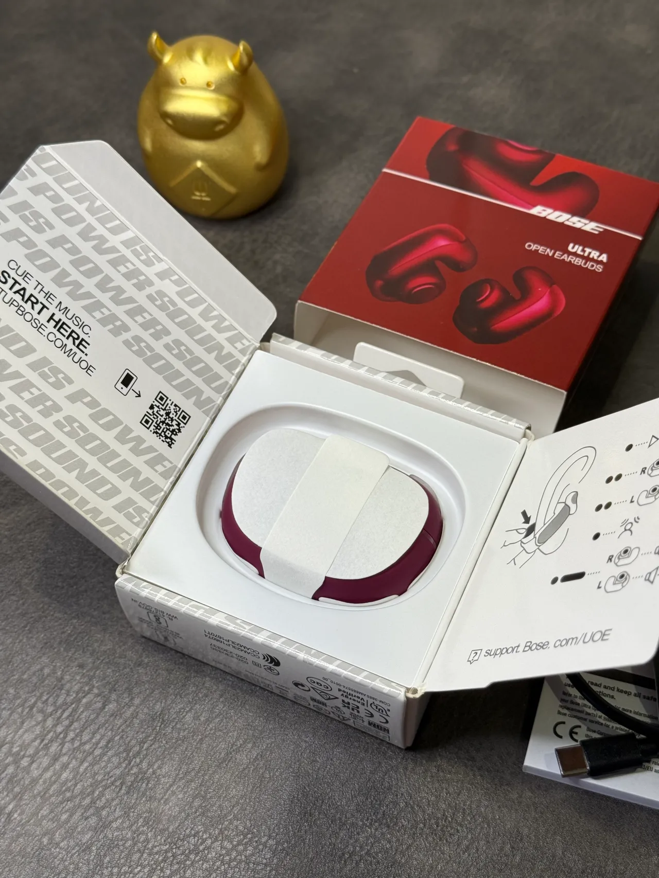 Bose Ultra Open Earbuds Magenta Métallique TWS Earbuds 12