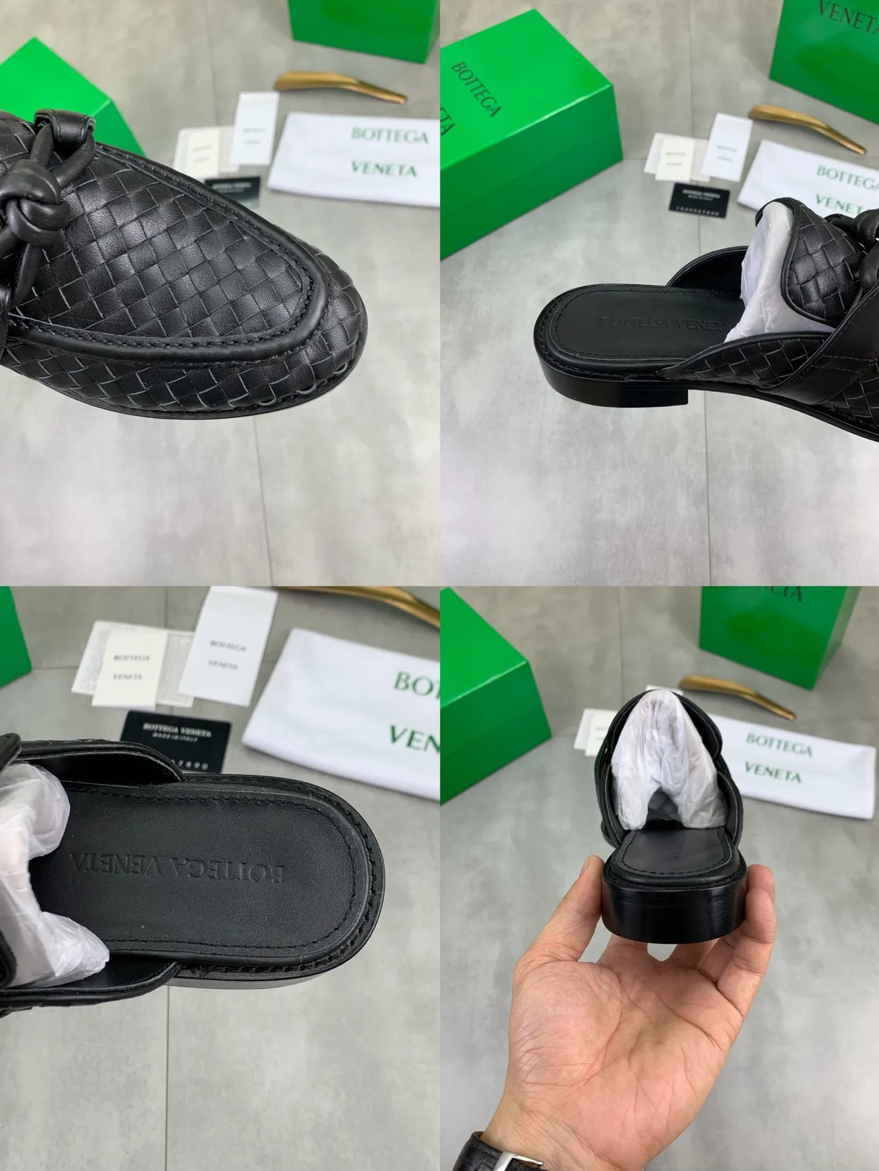 Bottega Veneta Andiamo Black Intrecciato Woven Loafer 2