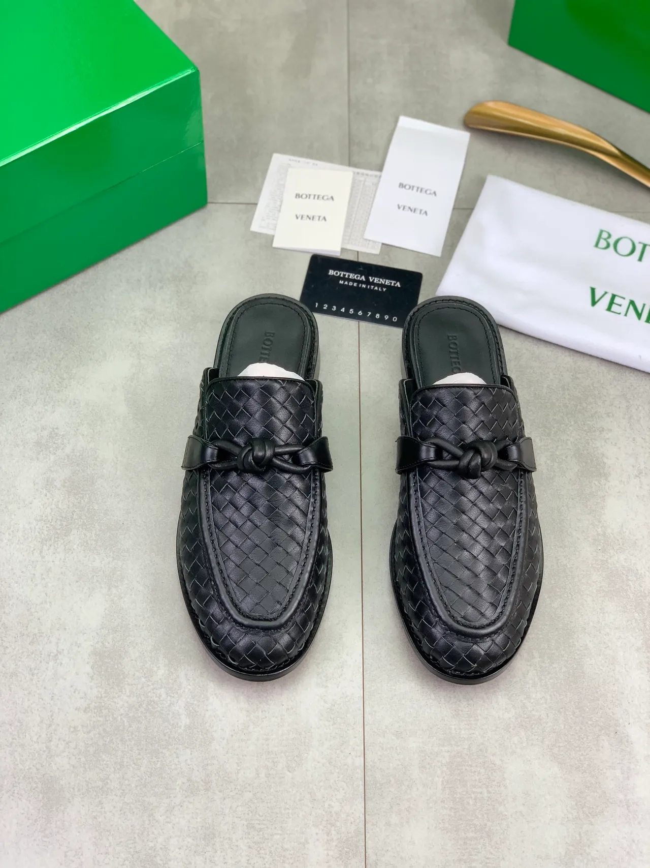 Bottega Veneta Andiamo Black Intrecciato Woven Loafer 5