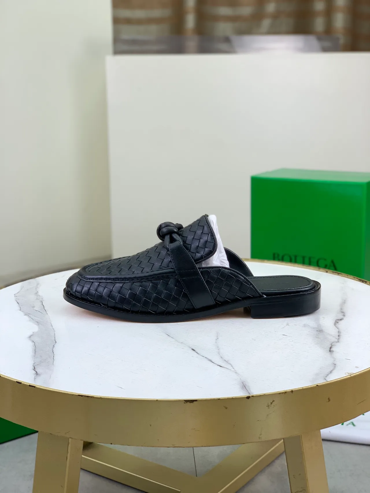 Bottega Veneta Andiamo Black Intrecciato Woven Loafer 6