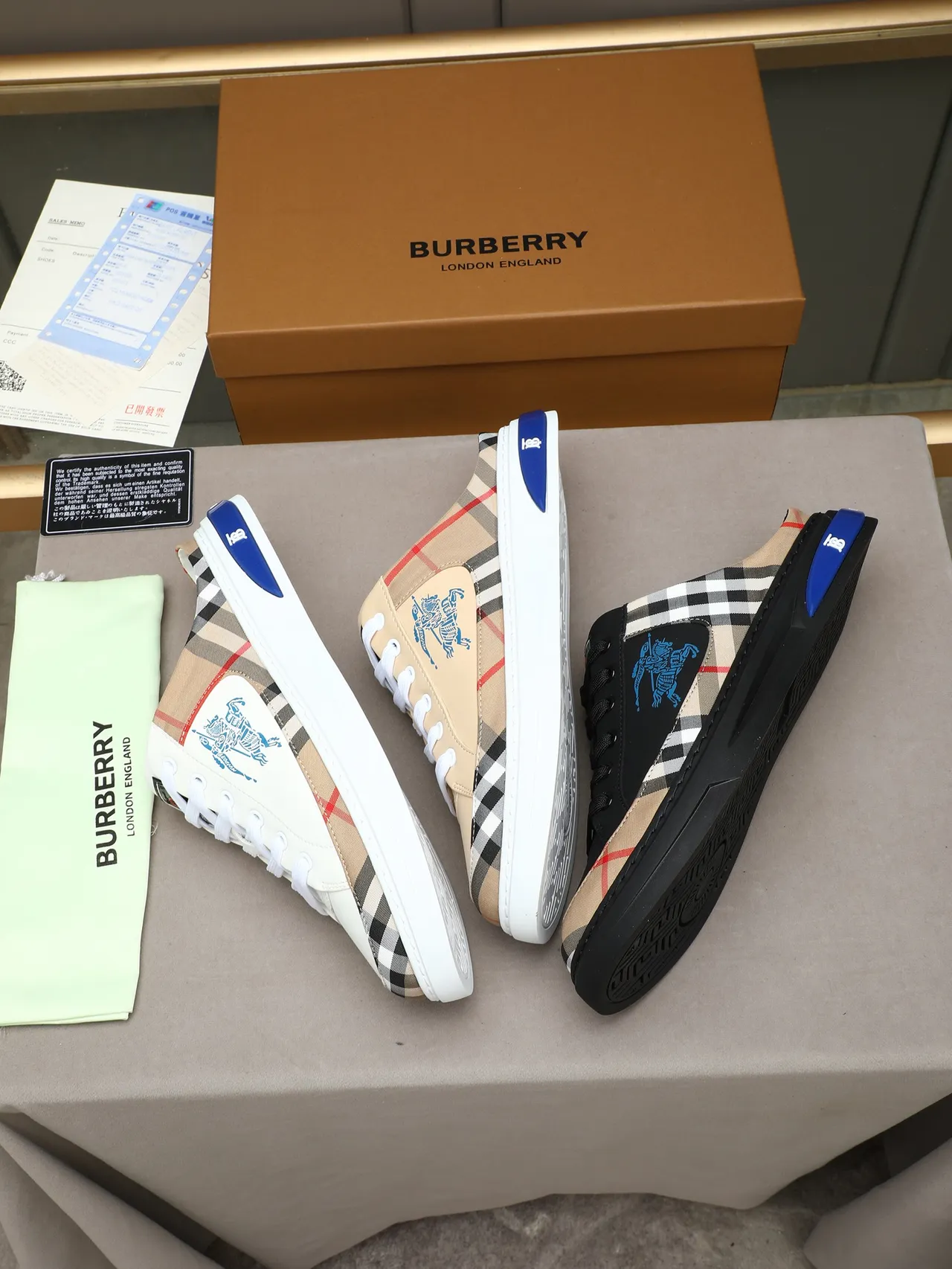 Burberry Knight House Check Lace-Up Mule Lifestyle Sneaker 2