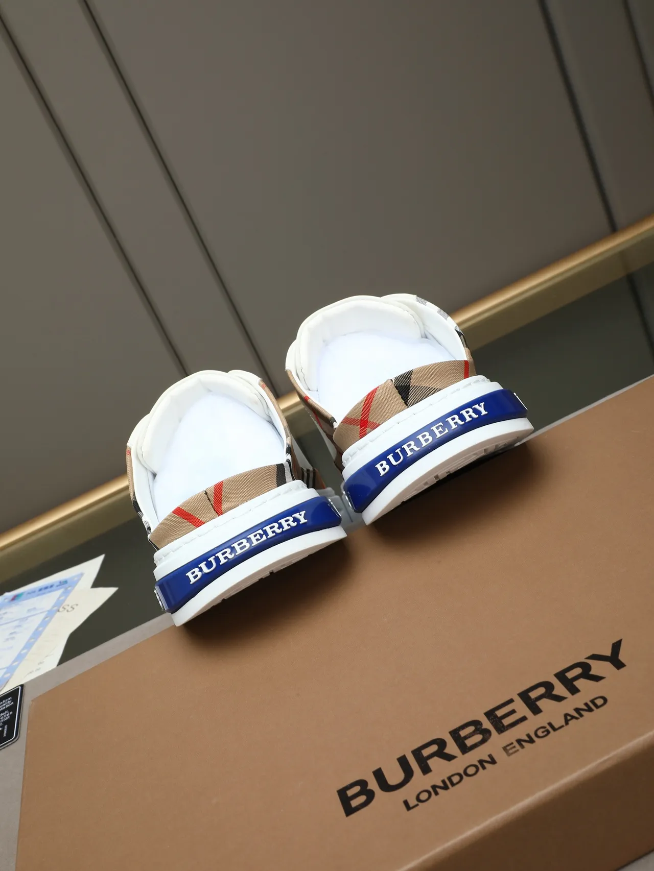 Burberry Knight House Check Lace-Up Mule Lifestyle Sneaker 4